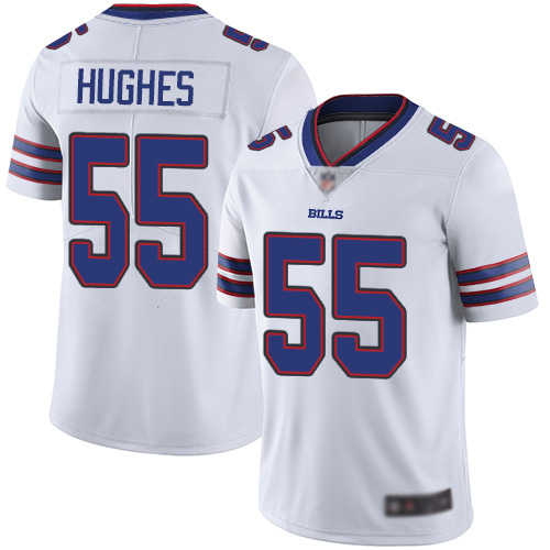 Men Buffalo Bills #55 Jerry Hughes White Vapor Untouchable Limited Player NFL Jersey